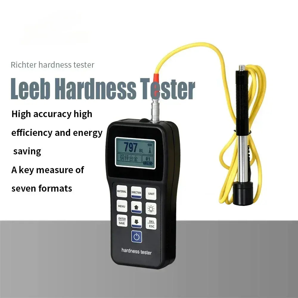 TH-110/120 Leeb Hardness Tester Portable Rebound Meter Durometer HL、HB、HRB、HRC、HRA、HV、HS For Metal Steel Without Standard Block TH-110/120 Leeb Hardness Tester Portable Rebound Meter Durometer HL、HB、HRB、HRC、HRA、HV、HS For Metal Steel Without Standard Block